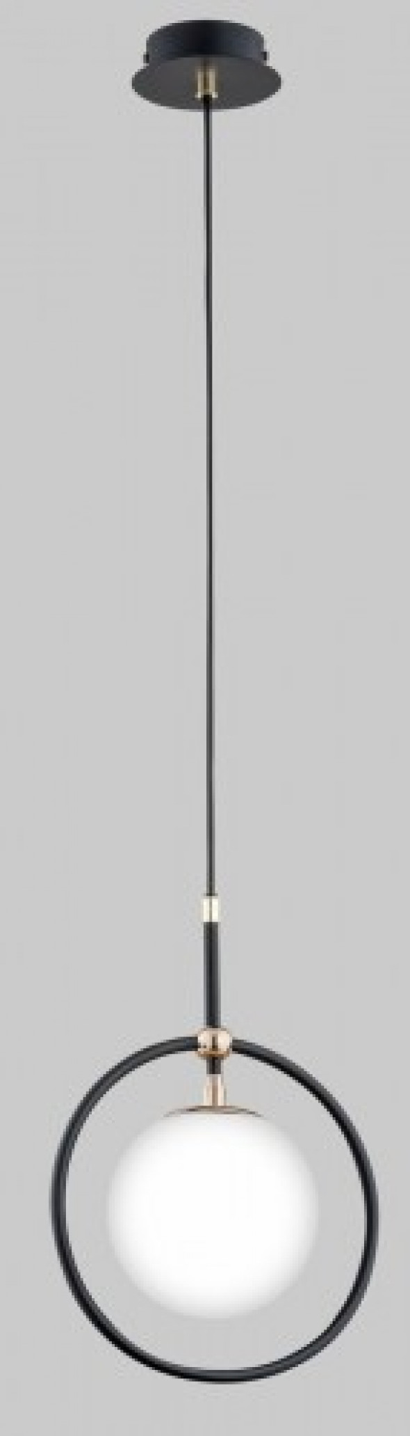 Akira lampa wisząca 1-punktowa czarna/złota 60928