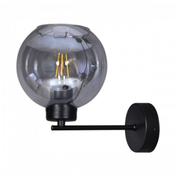 Aldar kinkiet 1-punktowy czarny K-4853