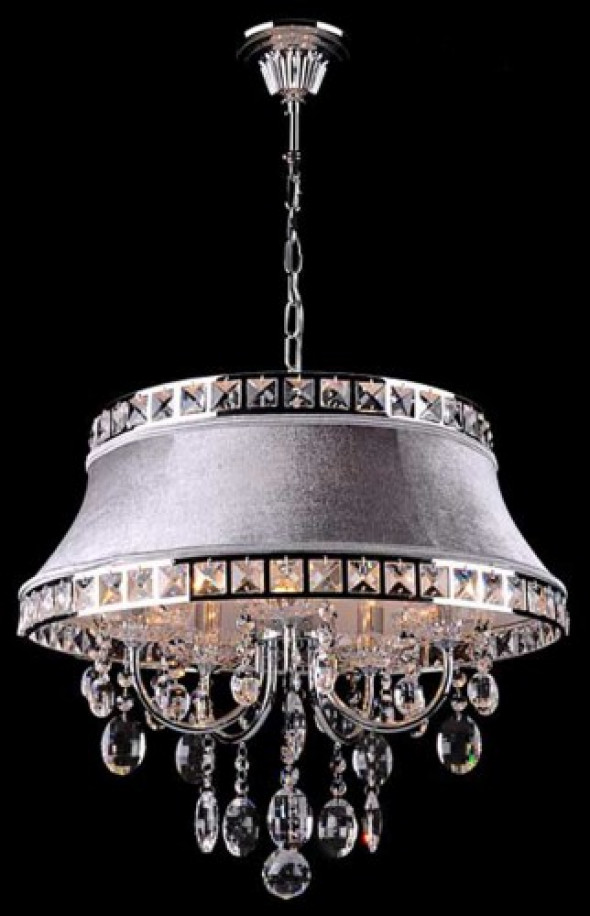 Andrea lampa wisząca 5-punktowa 3271/5 CH+GREY