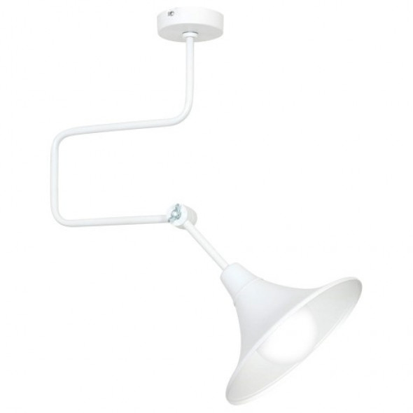 Antika lampa wisząca 1-punktowa czarna 771G1/ biała 783G