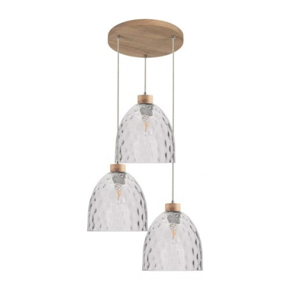 Aura lampa wisząca 3-punktowy dąb olejowany 1450374