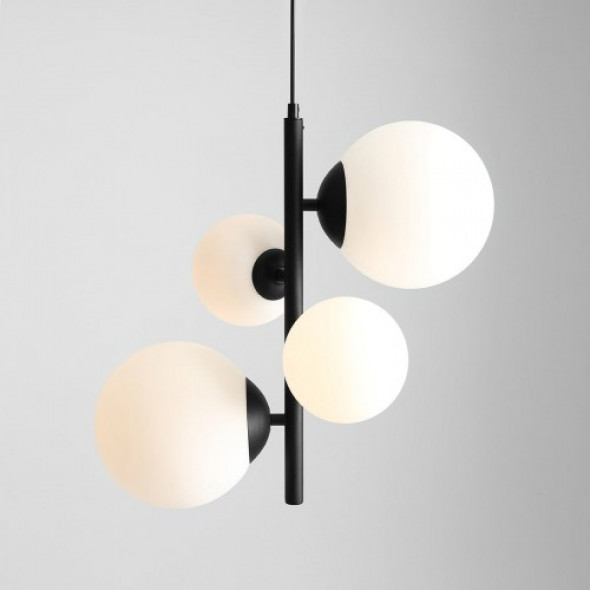 Bloom lampa wisząca 4-punktowa czarna 1091L1