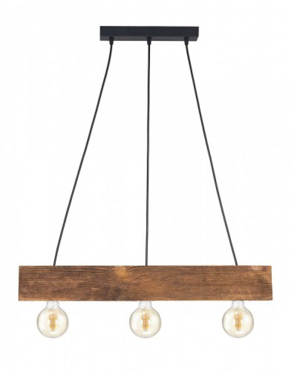 Balzan Plus lampa wisząca 3-punktowa dąb rustykalny 091907D