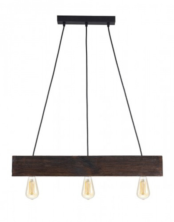 Balzan Plus lampa wisząca 3-punktowa palisander 091908P