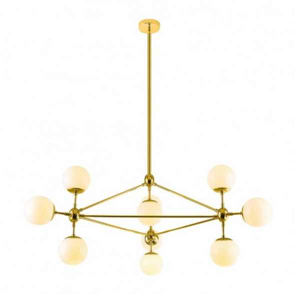 Bao Gold lampa wisząca 10-punktowa