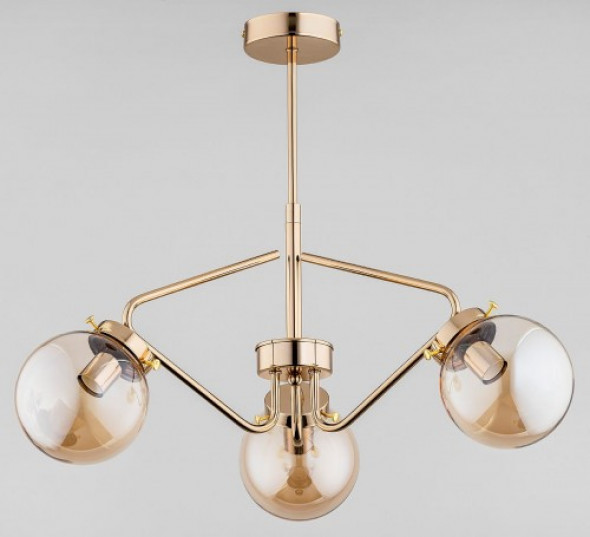 Barsum lampa wisząca 3-punktowa złota 27583