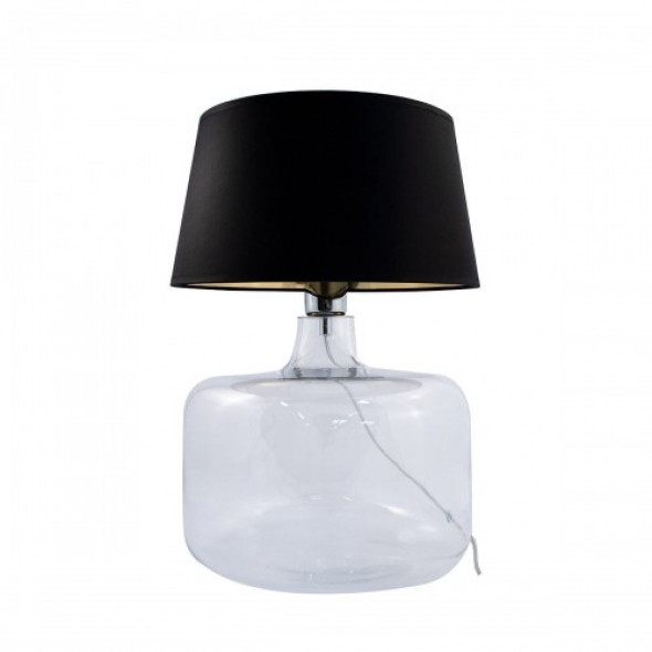 Batumi Transparent lampa stołowa 1-punktowa czarna/złota 5529BKGO