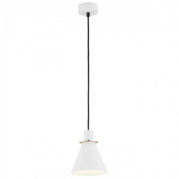 Beverly lampa wisząca 1-punktowa biały/mosiądz 4680AR