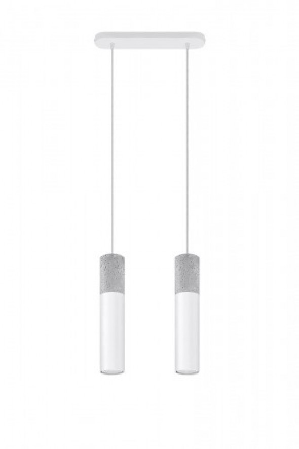 Borgio lampa wisząca 2-punktowa biała SL.0648