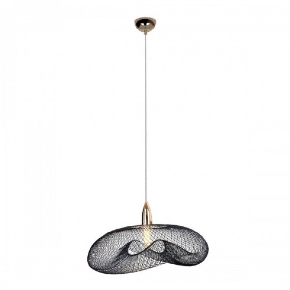 Breezy lampa wisząca 1-punktowa złota/czarna P0444