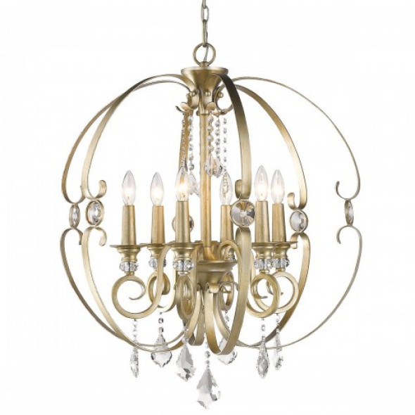 Brest żyrandol 6-punktowy P06674AU