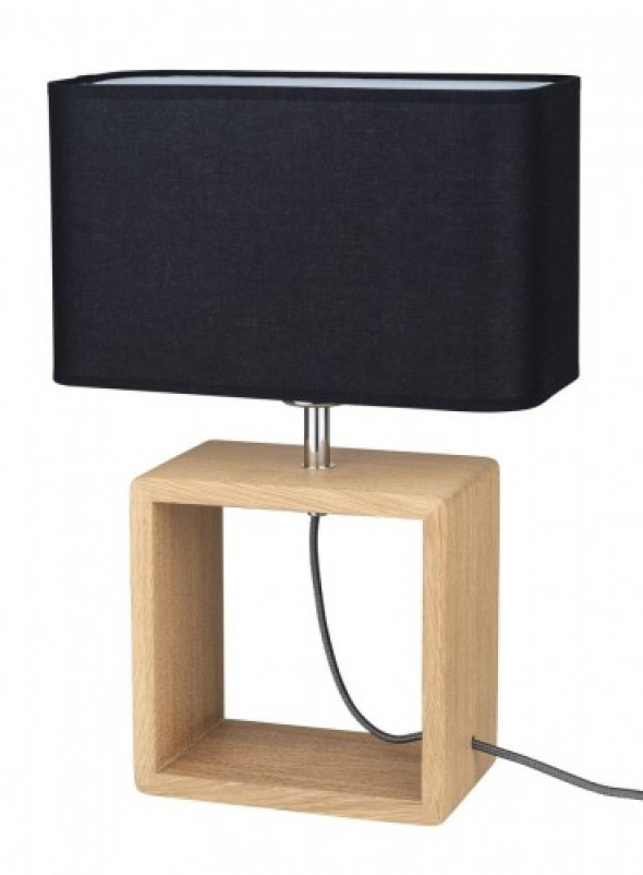 Cadre lampa stołowa 1-punktowa dąb olejowany/czarny 7704974