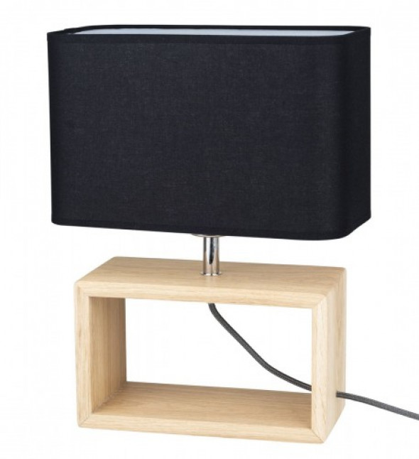 Cadre lampa stołowa 1-punktowa dąb olejowany/czarny 7724974