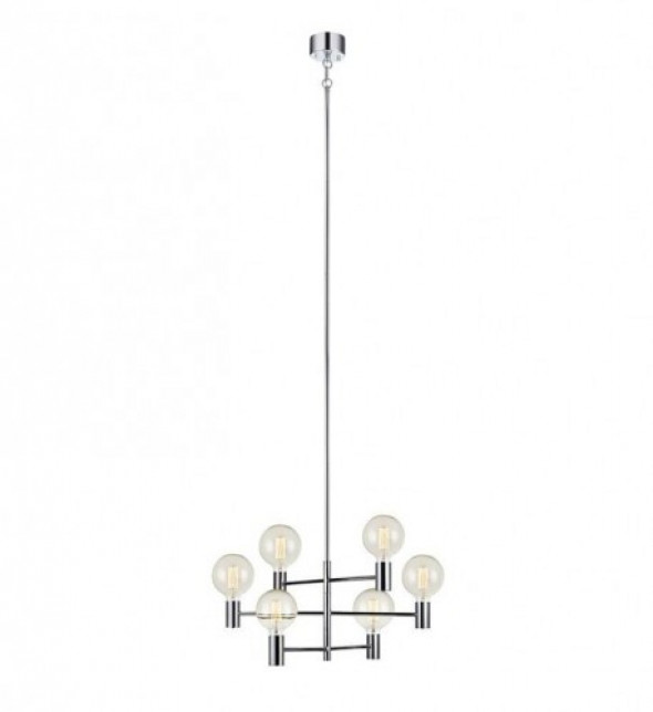 Capital lampa wisząca 6-punktowa chrom 106419