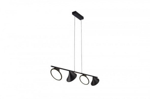Clamor LED lampa wisząca 4-punktowa czarna AZ2696