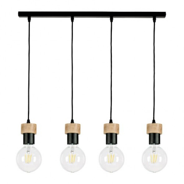 Clarte lampa wisząca 4-punktowa czarna 3271404