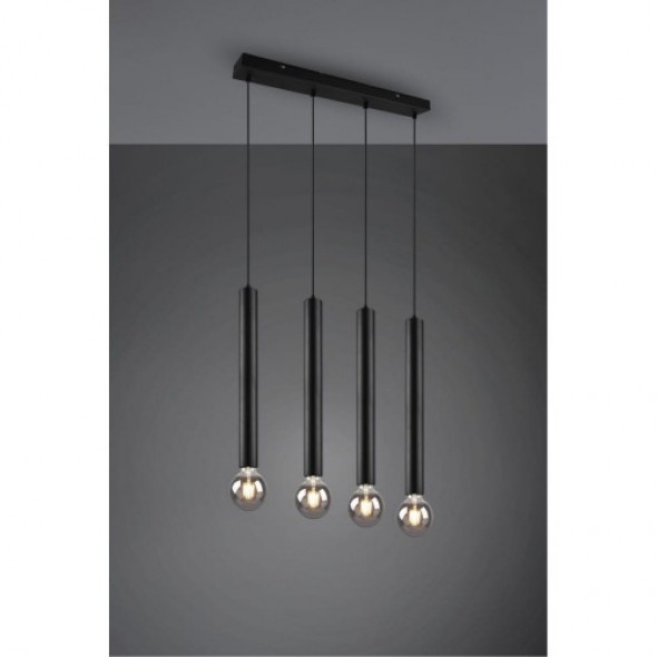 Clermont lampa wisząca 4-punktowa czarna 313400432