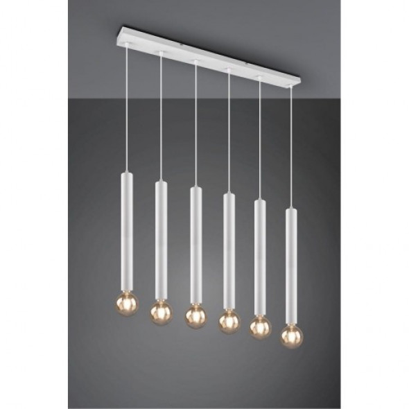 Clermont lampa wisząca 6-punktowa biała 313400631