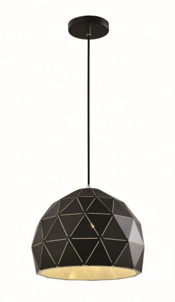 Costa lampa wisząca 1-punktowa czarna MD17028-1B/WH