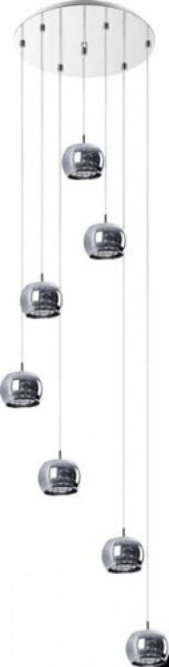 Crystal lampa wisząca 7-punktowa P0076-07M-B5FZ