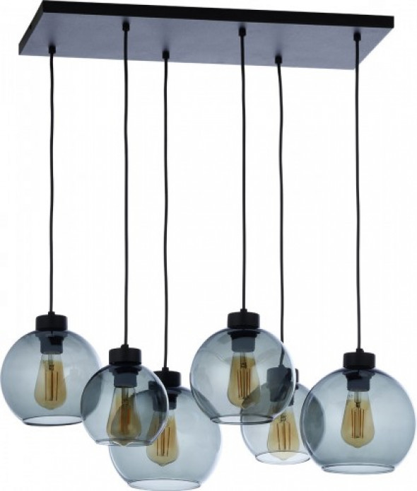 Cubus Graphite lampa wisząca 6-punktowa 2833