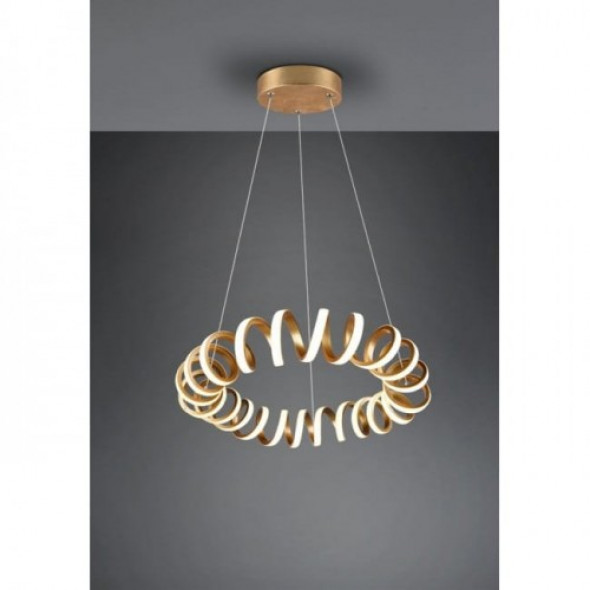 Curl LED lampa wisząca 1-punktowa złota 325110179