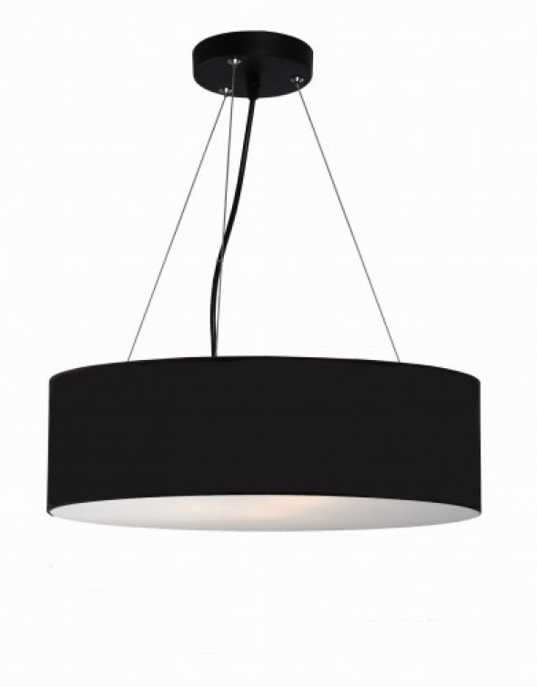 Delos lampa wisząca 1-punktowa czarna LP-8144/1P BK