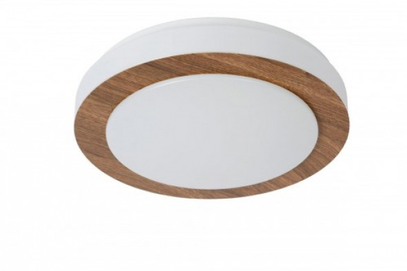 Dimy LED plafon 1-punktowy ciemne drewno 79179/12/70