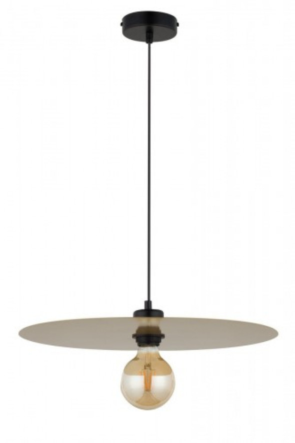 Disk 45 lampa wisząca 1-punktowa złota/czarna 32046