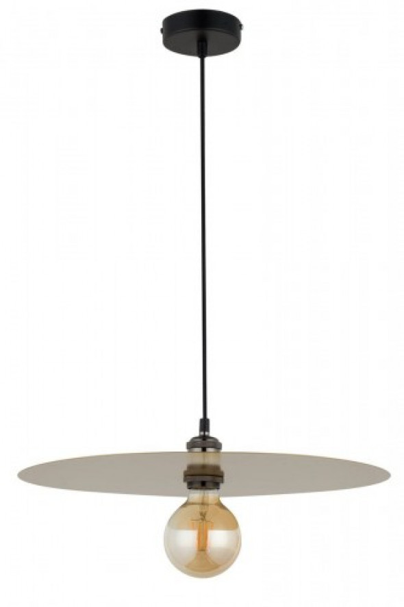 Disk 45 lampa wisząca 1-punktowa złota/czarna 32047