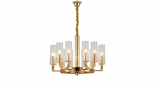Donatti lampa wisząca 12-punktowa złota LDP 8011-12 (GD)