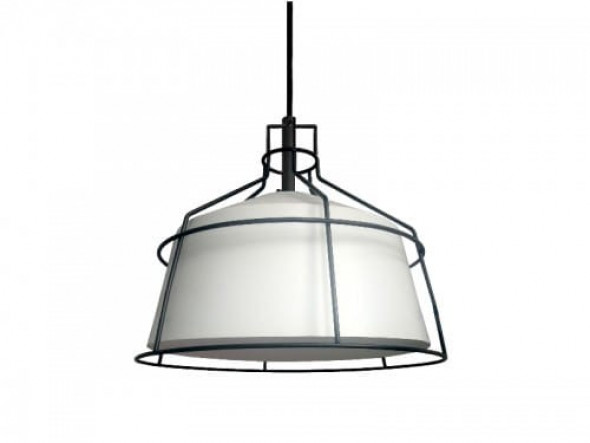 Dritto D31,5 lampa wisząca 1-punktowa LP-123/1P M WH