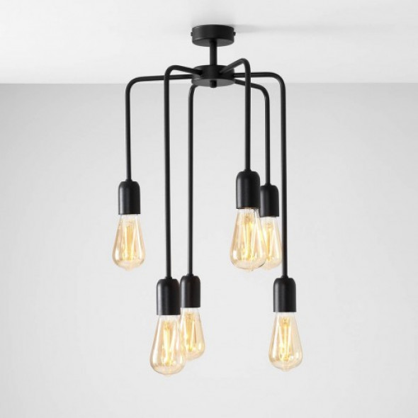 Eko lampa wisząca 6-punktowa 857K4