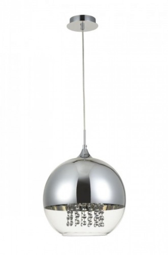 Fermi lampa wisząca 1-punktowa nikiel P140-PL-170-1-N