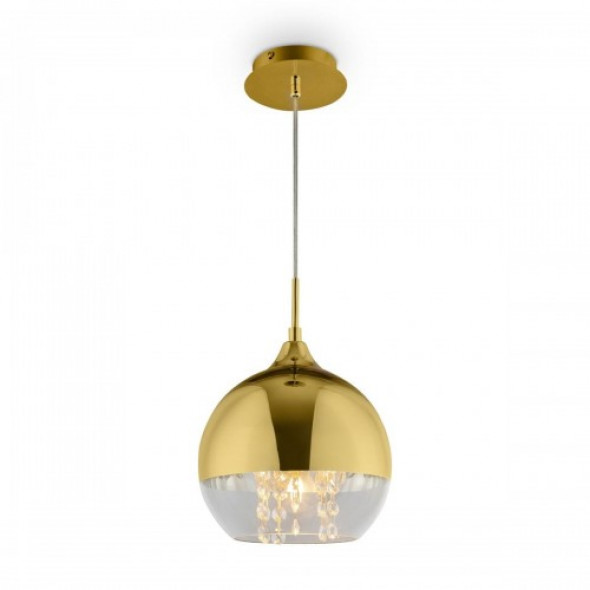 Fermi lampa wisząca 1-punktowa złota P140-PL-110-1-G