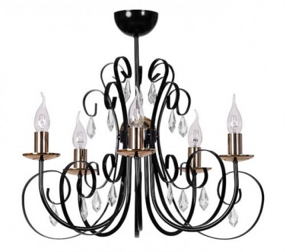 Foreman żyrandol 5-punktowy czarny 272/5