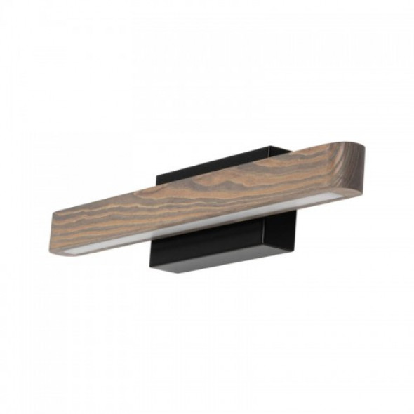 Forestier LED kinkiet 1- punktowy czarny/szara 25717104