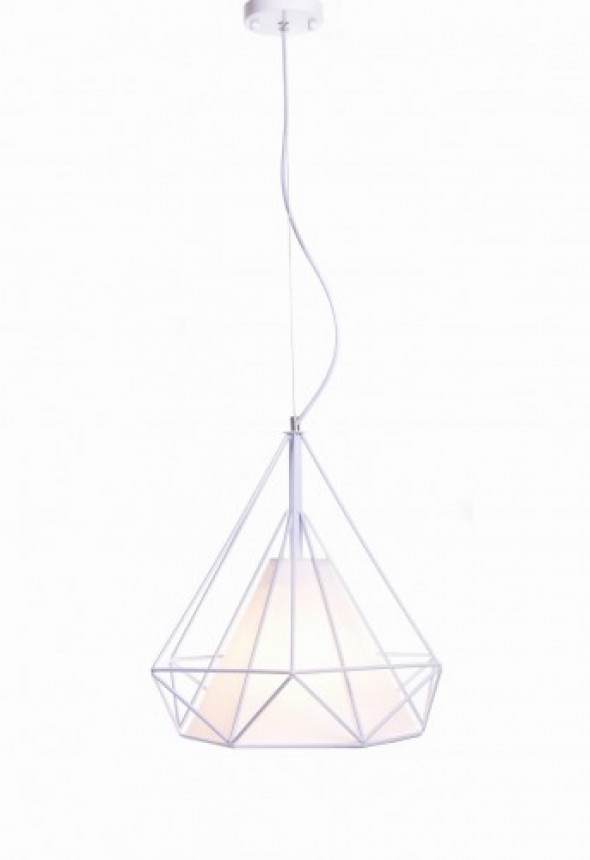 Forti lampa wisząca 1-punktowa biała LDP 7921 (WT)