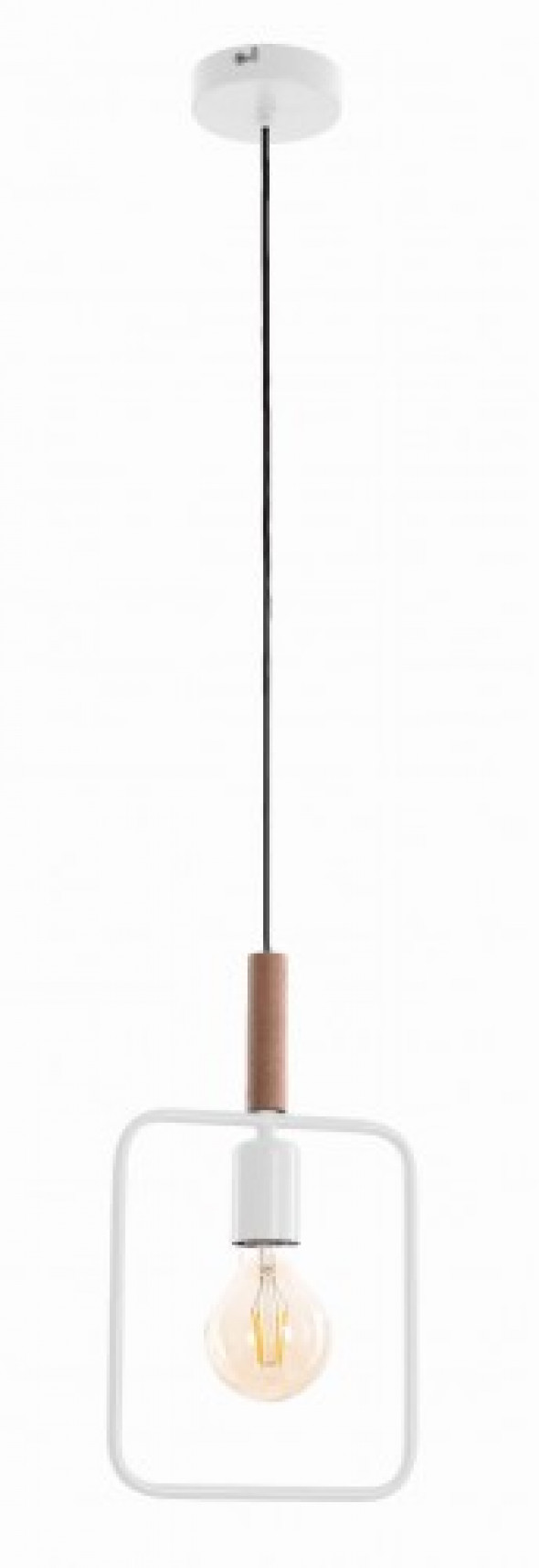 Frame lampa wisząca 1-punktowa biała 31-73563