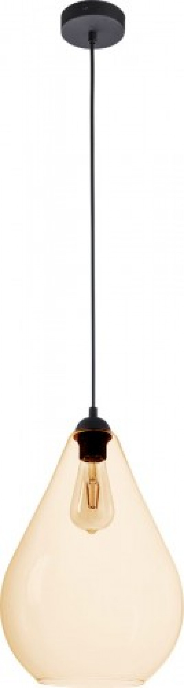 Fuente lampa wisząca 1-punktowa bursztynowa 4322