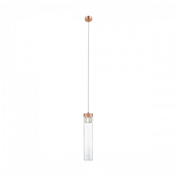 Gem lampa wisząca 1-punktowa miedź P0389-01D-L7AC
