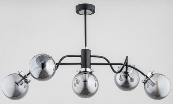 Gilda lampa wisząca 5-punktowa czarna 61045