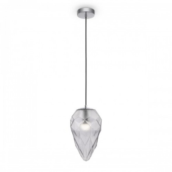Globo lampa wisząca 1-punktowa szara P052PL-01GR