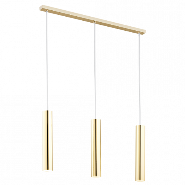 Gomera lampa wisząca 3-punktowa złota 1443AR
