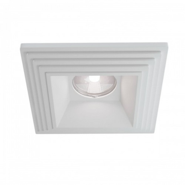 Gyps Modern oprawa sufitowa do zabudowy 1-punktowa biała DL005-1-01-W