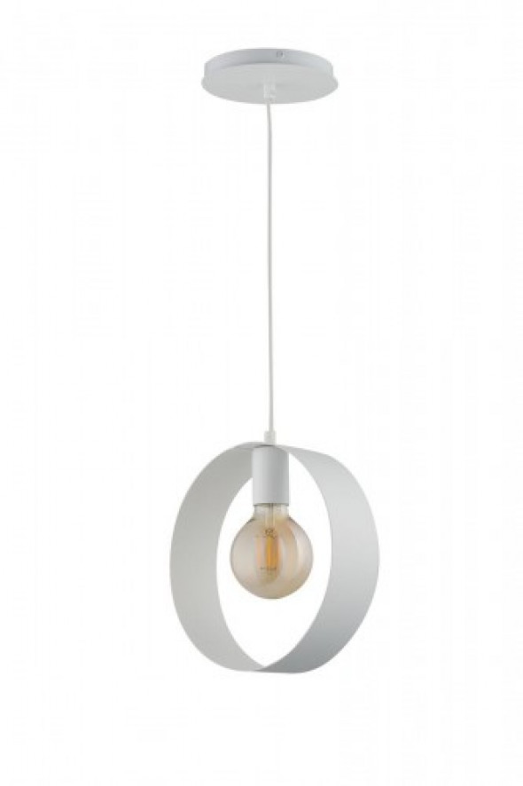 Happy lampa wisząca 1-punktowa biała 32286