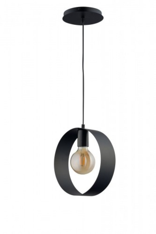 Happy lampa wisząca 1-punktowa czarna 32280