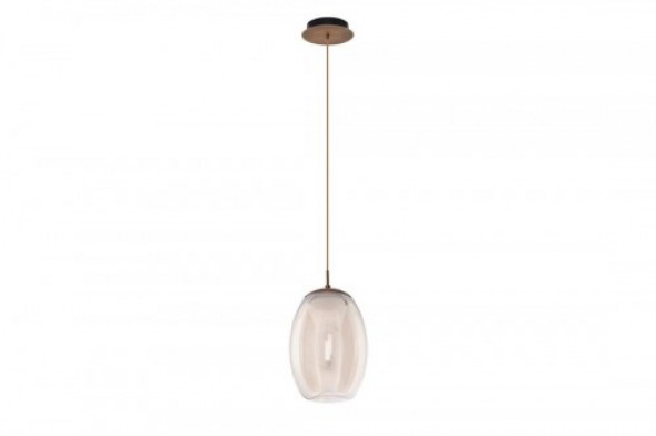 Helena B LED lampa wisząca 1-punktowa mosiądz AZ3342