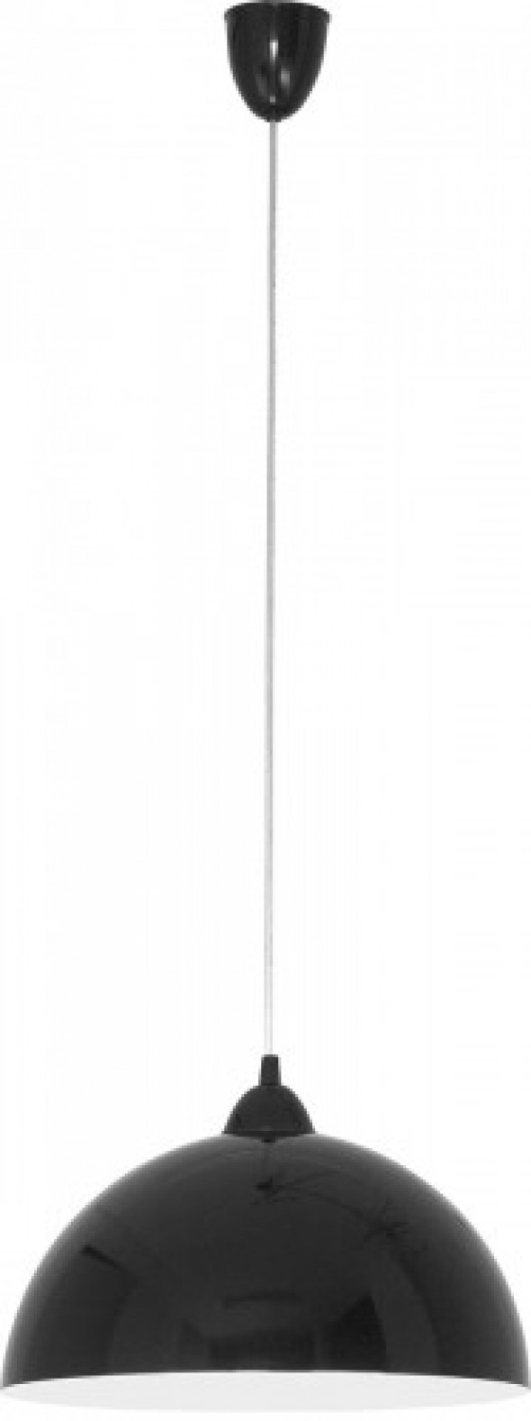 Hemisphere D33,5 lampa wisząca 1-punktowa czarna/biała 4838
