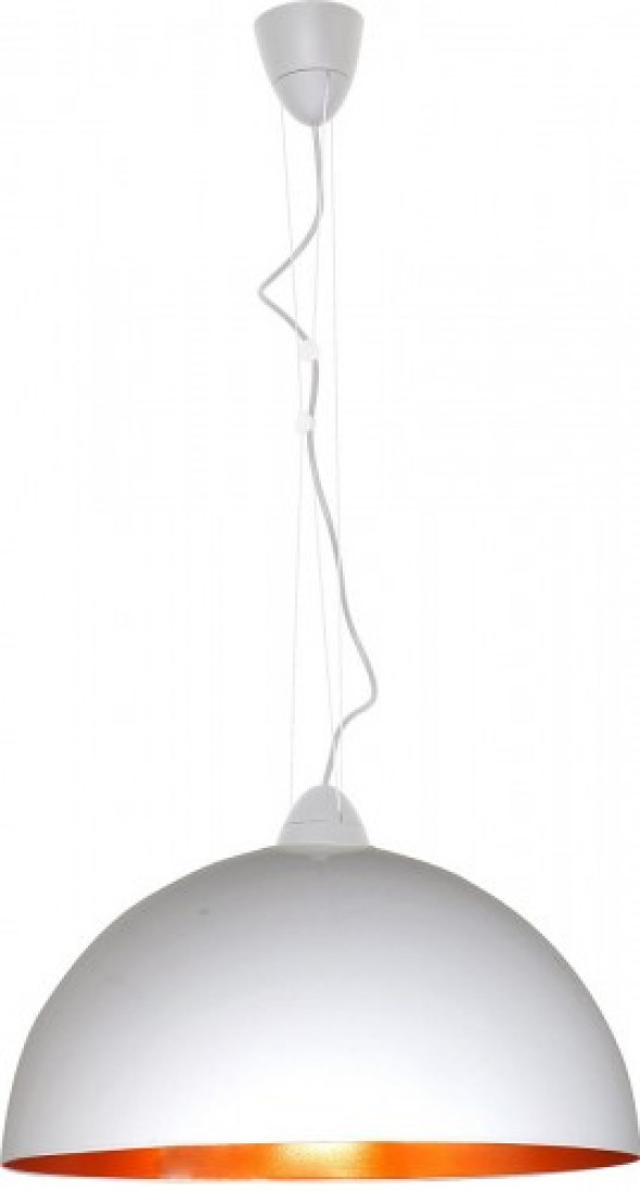Hemisphere D50 lampa wisząca 1-punktowa biała/złota 4842